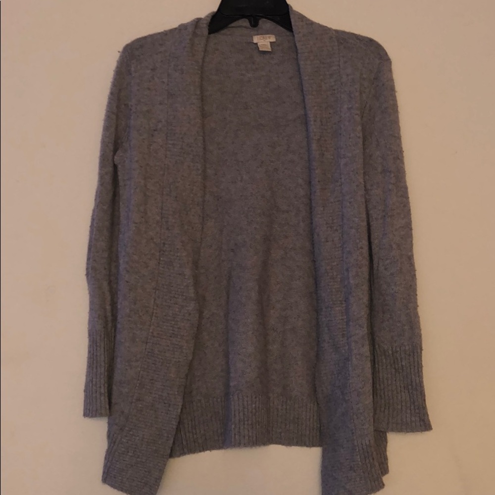 J. Crew size XXS grey cardigan